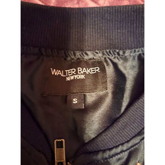 Walter Baker Floral & Butterfly Embroidered Bomber Jacket Size Small - Picture 15 of 16